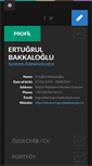 Mobile Screenshot of ertugrulbakkaloglu.com